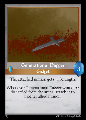 Generational Dagger