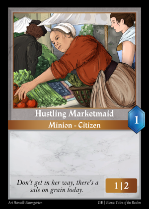 Hustling Marketmaid