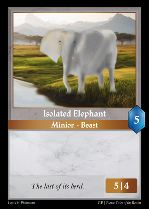 Isolated Elephant